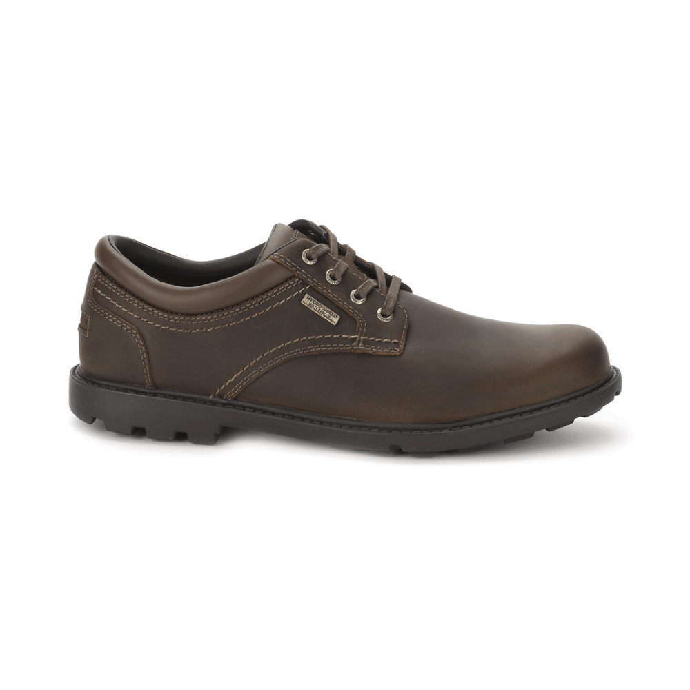 Rockport Mens Oxfords Brown - Storm Surge Plain Toe - UK 038-RFHDCJ